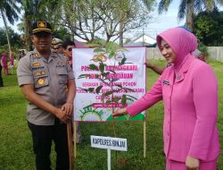 Polres binjai jalankan aksi peduli penghijauan
