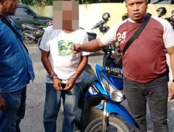 Mencuri Sp. Motor,  Norman Di Tangkap Polisi