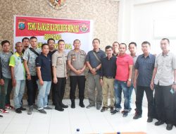 Kapolres binjai temu ramah dengan insan media kota binjai