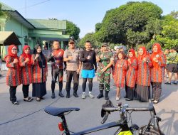 Rombongan Pangdam I/BB disambut hangat kapolres binjai dan dandim 0203/Langkat
