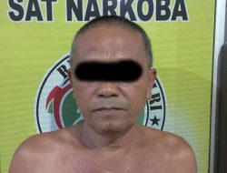 Pria paruh baya edar ganja, kena ciduk satres narkorba polres binjai