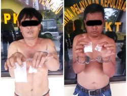 Unit reskrim polsek binjai timur tangkap 2 orang pengedar sabu-sabu