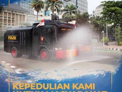 Cegah penyebaran virus corona, Forkopimda kota binjai lakukan penyemprotan massal