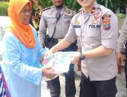 Wakapolres Binjai Jumat Barokah dan Silaturahmi Di Mapolsek Sei Bingai