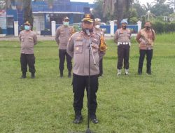 Antisipasi aksi gerakan massa, personil polres binjai standby