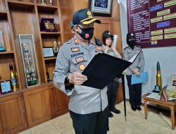 Kapolres binjai pimpin sertijab kapolsek binjai