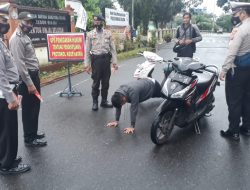Personil polres binjai Terapkan 3M, masih saja ada yang tidak pakai masker