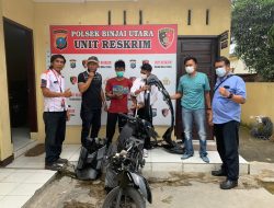 Polsek Binjai Utara Polres Binjai Menangkap 2 Pelaku Curanmor