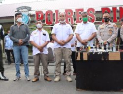 Operasi “Antik Toba -2022” Polres Binjai Gerebek Kampung Narkoba