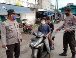 Polsek Binjai Kota Polres Binjai Sambangi Pasar Tavip Kota Binjai