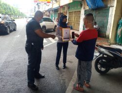 Antisipasi Penyeberan Virus Covid-19, Polsek Binjai Kota Lakukan Pendisiplinan Protokoler Kesehatan