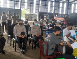 Kapolres Binjai Ikuti Zoom Meeting Akselerasi Vaksinasi Lanjutan (Booster) Yang Dipimpin Kapolri