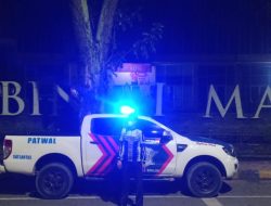 Sat Lantas Polres Binjai Laksanakan Blue Light Patrol Antisipasi Balap Liar
