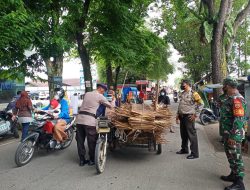 Laksanakan Patroli Dan Berikan Himbauan Di Wilkum Polsek Binjai Kota