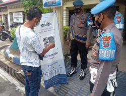 Sipropam Polres Binjai Perketat Prokes Pintu Masuk dan Semua Layanan