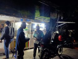 Gelar Operasi yustisi Dan Bagi Masker Gratis Di Wilkum Polsek Binjai Barat
