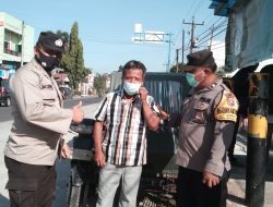 Bhabinkamtibmas Polsek Binjai Utara Gencar Berikan Himbauan 5M