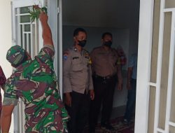 Kapolsek Selesai Polres Binjai AKP Feriawan, SH Hadiri Peresmian Kantor Desa Perhiasan Kab. Langkat  Kota Binjai