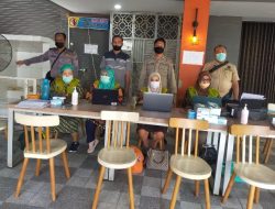 Polsek Binjai Kota Laksanakan Pam Vaksinasi di Swalayan Asia King