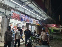 Giat Patroli Polsek Binjai Barat Ingatkan Warga Untuk Prokes