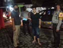Polsek Binjai Timur Laksanakan Giat Patroli Blue Light