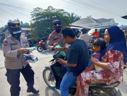 Kapolsek Binjai Barat Gelar Operasi Yustisi Dengan Instansi Terkait