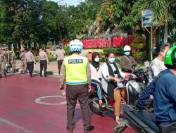 Polres Binjai dan Instansi Terkait Gelar Operasi Yustisi dan Imbau Warga Taat Prokes
