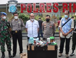 Grebek Kampung Narkoba (GKN) Dalam Rangka “Ops Antik Toba 2022” Tim Gabungan Polres Binjai Amankan 5 Pria & 1 Wanita