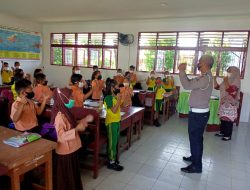 Sat Lantas Polres Binjai Laksanakan Program Police Goes To School