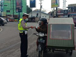 Ingat kan Pengemudi Jangan Lengah, Sat Lantas Polres Binjai Laksanakan Giat Rutin yang Ditingkatkan
