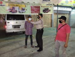 Polsek Binjai Utara Laksanakan Operasi Yustisi Ingatkan Warga Pakai Masker