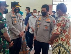 Kapolres Binjai Beserta Forkopimda Pantau Langsung Kegiatan Vaksinasi