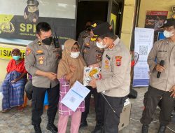 Kebut Pencapaian Herd Immunity Polres Binjai Dan Dinas Kesehatan Kota Binjai Lakukan Secara “Door To  Door” Kawal Vaksinasi Lansia