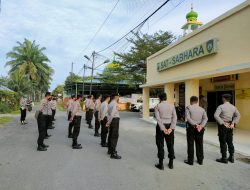 Kasat Samapta Polres Binjai Pimpin Apel Satfung pada Pagi Hari