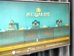 Kapolres Binjai Beserta Instansi Terkait Mengikuti Vidcon Bahas Kelangkaan Minyak Goreng Yang Dipimpin Oleh Kapolri