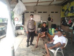 Lewat Sambang Bhabinkamtibmas Polsek Binjai Utara, Warga Patuhi Protokol Kesehatan