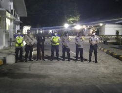 Polsek Se Bingai Laksanakan Patroli Malam Dan Beri Imbauan Ke Masyarakat