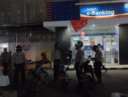Patroli Malam, Sat Samapta Polres Binjai Sambang Pos Security Di Objek- Objek Vital