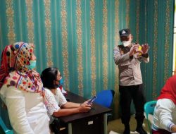 Bhabinkamtibmas Polsek Binjai Timur Tetap Himbau Prokes 5M Kepada Warga Binaan