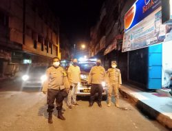Guna Jaga Situasi Tetap Kondusif, Polsek Binjai Kota Gencar Lakukan Patroli Malam