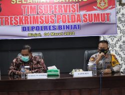 Polres Binjai Terima Kunjungan Supervisi Tim Bagwassidik Ditreskrimsus Polda Sumut