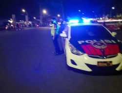 Sat Lantas Polres Binjai Laksanakan Blue Light Patrol Gunakan R2 & R4