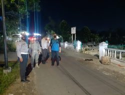 Jaga Situasi Tetap Kondusif Polsek Binjai Kota Patroli Malam Rutin