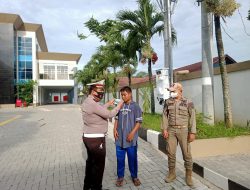 Antisipasi penyebaran Covid-19 Polsek Binjai Kota Gelar Operasi Yustisi Pagi