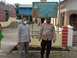 Polsek Binjai Utara Pam Gereja Dengan Mengedepankan Protokol Kesehatan