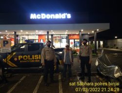 Patroli Blue Light Upaya Sat Samapta wujudkan Situasi Kamtibmas Yang Aman Dan Kondusif