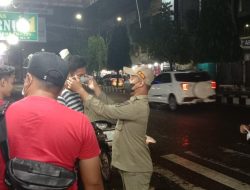 Antisipasi Penyebaran covid-19,Polsek Binjai Kota Gelar Ops Yustisi Malam