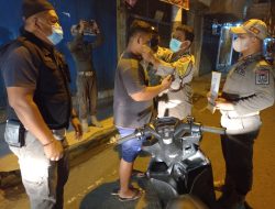 Polsek Binjai Kota dan Pemko Binjai Gelar Yustisi Imbau Pengunjung Gunakan Masker