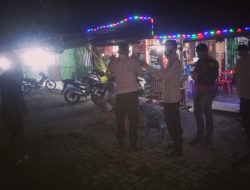 Polsek Selesai dan Koramil Selesai Laksanakan Kegiatan Ops Yustisi Malam