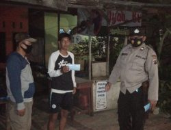 Sadarkan Masyarakat Taat Prokes, Polsek Binjai Utara Operasi Yustisi Malam Hari